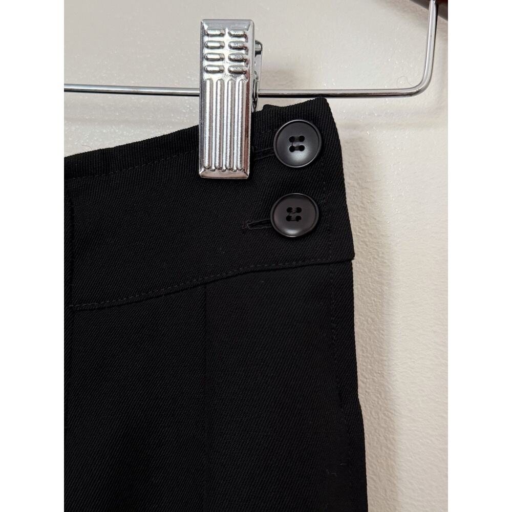 Kenzo Paris Black Wool Pleated Tapered Wool Trousers Dress Pants‎ VTG 90s Sz 36 - Picture 10 of 13